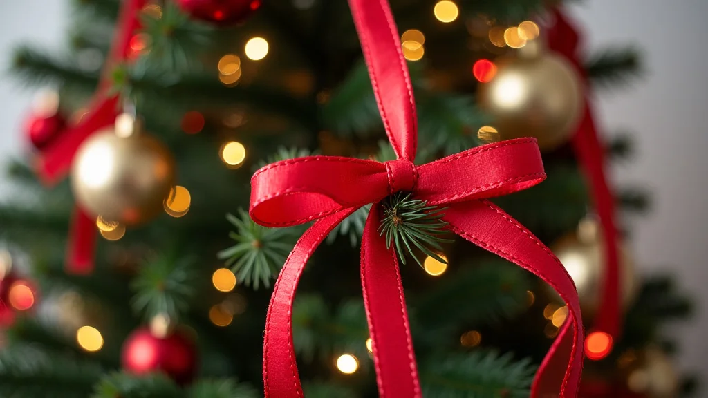 Decorating Christmas Tree With Ribbon: A Festive Guide
